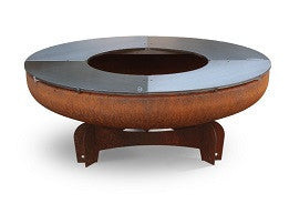 ringgrill bbq & yabbi fire pit 80cm