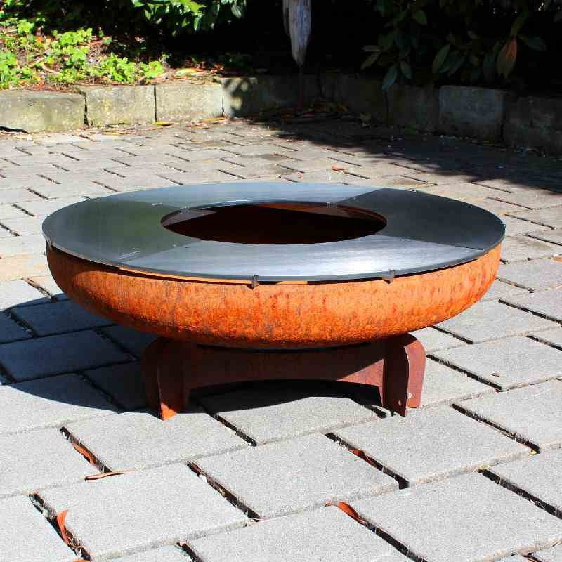 ringgrill bbq & yabbi fire pit 80cm